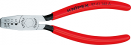 Crimping pliers for wire end ferrules, 0.25-2.5 mm², AWG 23-13, Knipex, 97 61 145 A