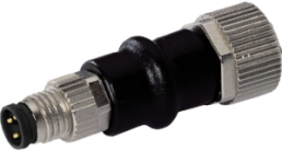 Adapter, M8 (4 pole, plug) to M12 (4 pole, socket), straight, 1990540000