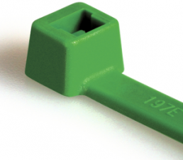Cable tie internally serrated, polyamide, (L x W) 210 x 4.7 mm, bundle-Ø 1.5 to 55 mm, green, -40 to 85 °C