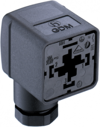 Valve connector, DIN shape A, 3 pole + PE, 250 V, 0.25-1.5 mm², 934888101