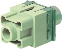 Socket contact insert, 1 pole, equipped, axial screw connection, 09140012768