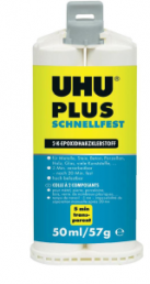 2 components adhesive 57 g cartridge, UHU PLUS SCHNELLFEST 57G