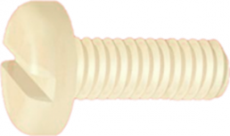 Pan head screw, slotted, M5, 20 mm, polyamide, DIN 85/ISO 1580