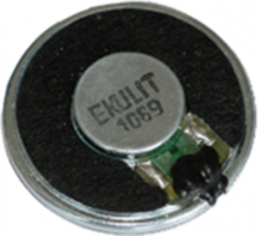 Miniature speaker, 8 Ω, 88 dB, 450 Hz to 5 kHz, black