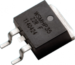 Resistor, thick film, SMD, TO-263-2, 47 Ω, 20 W, ±1 %, WSMHP20-47R0F