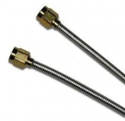 Coaxial Cable, SMA plug (angled) to SMA plug (angled), 50 Ω, 0.085" CONFORMABLE, 305 mm, 135104-R1-12.00