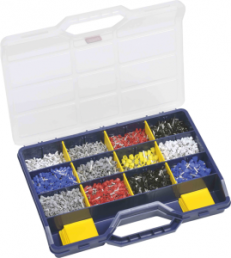 Assortment Box with insulated end ferrules, 0.5 to 6.0 mm², 4600 pieces