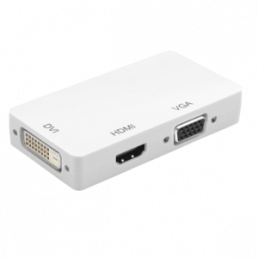 Adapter - DisplayPort 1.2 plug to HDMI/DVI/VGA