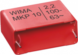 MKP film capacitor, 4.7 nF, ±10 %, 2 kV (DC), PP, 15 mm, MKP1U014704B00KSSD