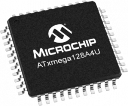 AVR microcontroller, 8/16 bit, 32 MHz, TQFP-44, ATXMEGA128A4U-AU