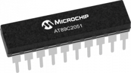 8051 microcontroller, 8 bit, 24 MHz, PDIP-20, AT89C2051-24PU