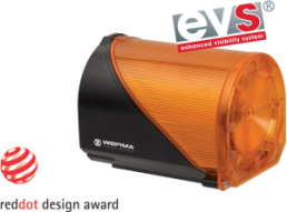 LED-EVS siren, 114 dB, yellow, 115 VAC, 444 310 67